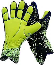 Luvas de goleiro de futebol KOCOME com aderência forte e suporte de dedo, tamanho 6/7/8/9/10