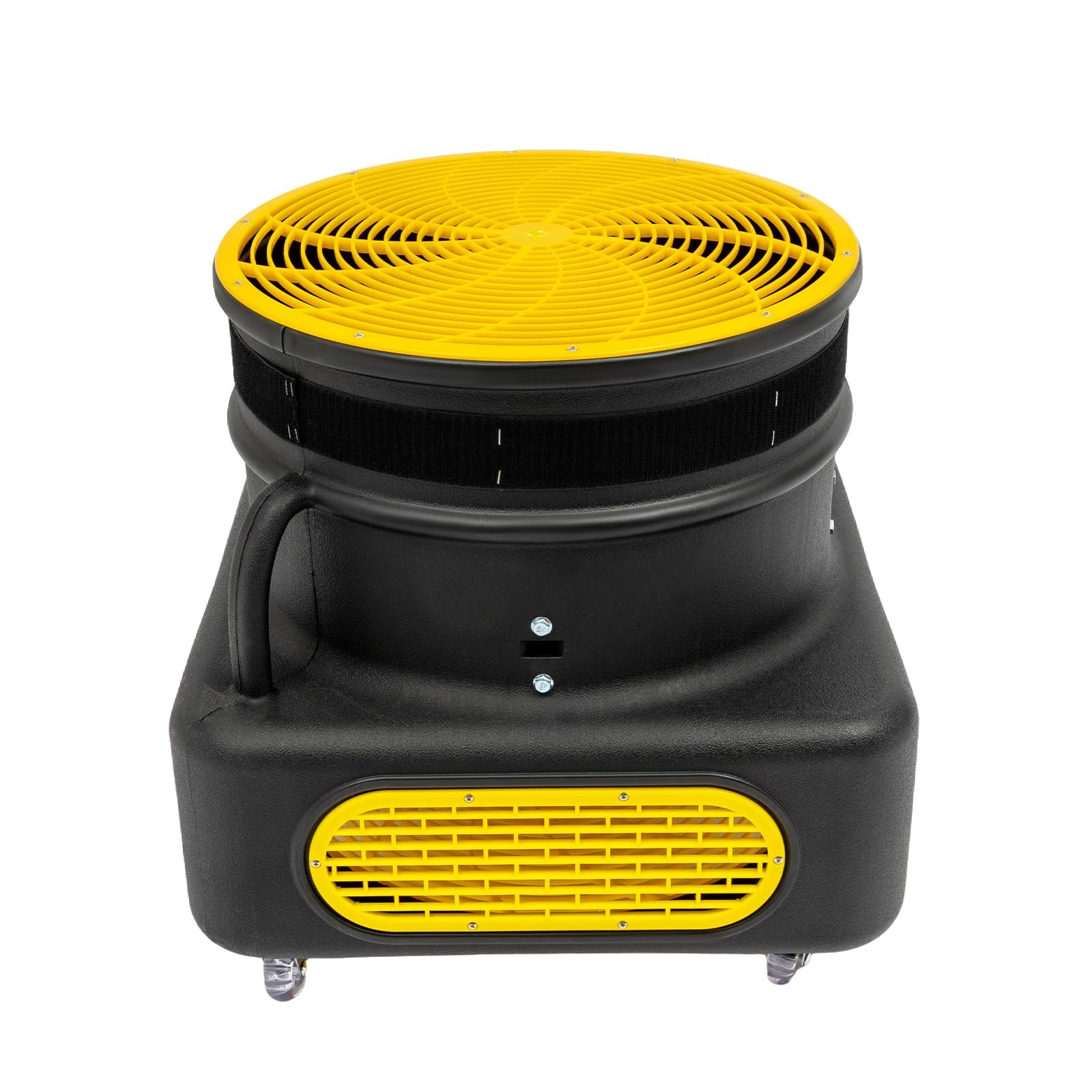 Poppentdanser Souffleur 750W, 2800rpm Souffleur d'air pour danseurs gonflables, ventilateur turbo avec roues, ventilateur radial, ventilateur de pression (jaune)