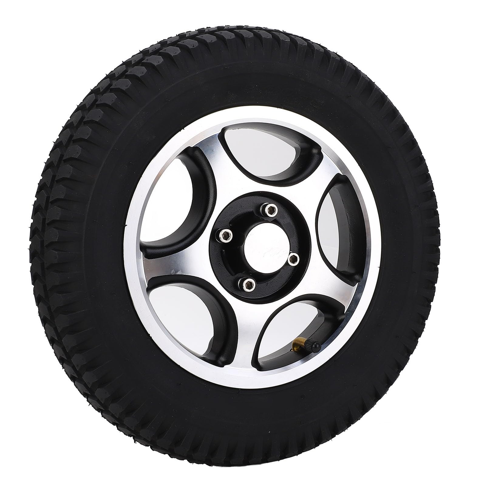 14-Zoll rutschfestes Gummirad mit 17-mm-Bohrung, 150 kg Tragkraft für Handwagen, Bollerwagen & Gartenwagen – robustes Ersatzrad mit Luftbereifung