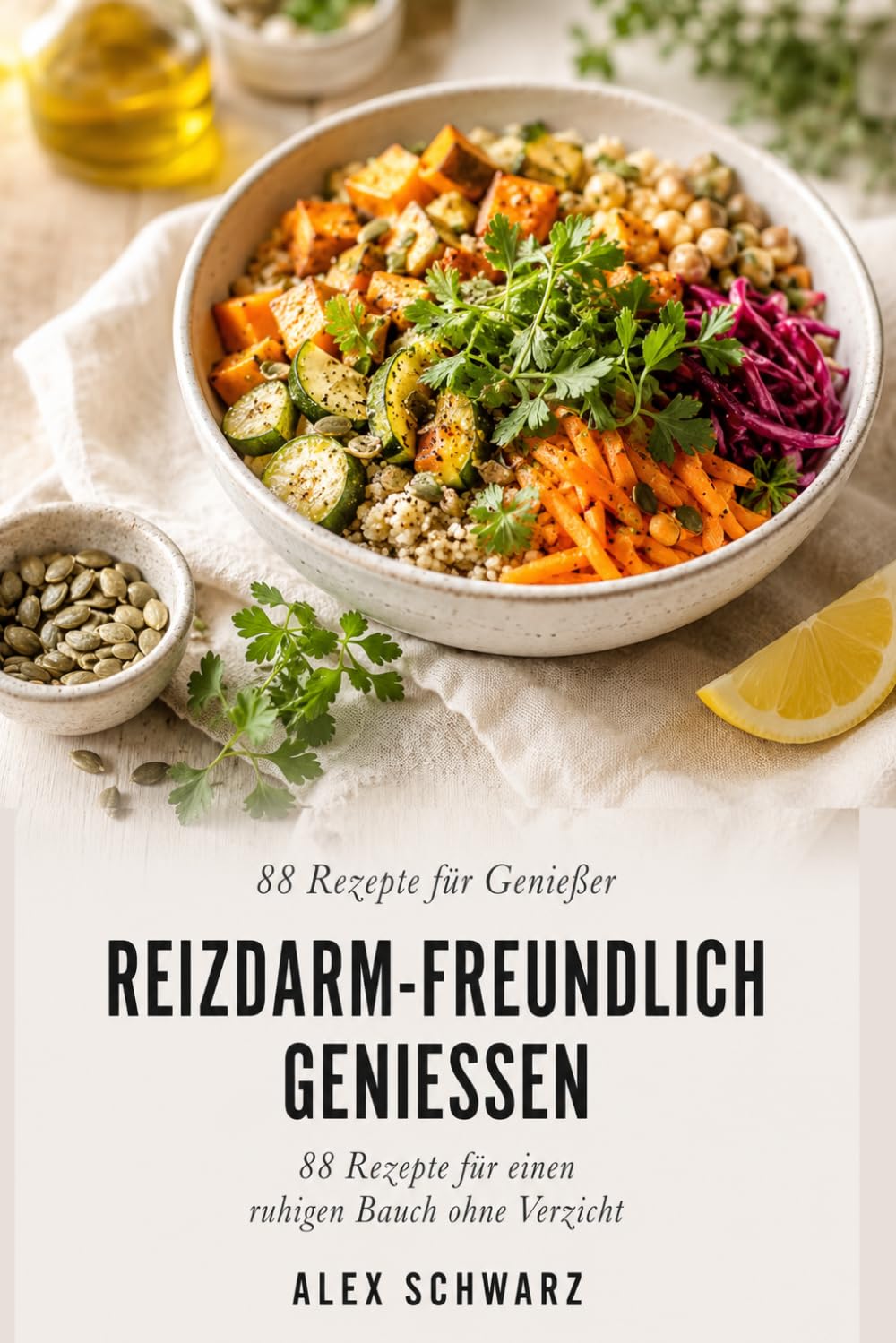 Reizdarm-freundlich genießen: 88 Rezepte für einen ruhigen Bauch ohne Verzicht (88 Rezepte zum Genießen)