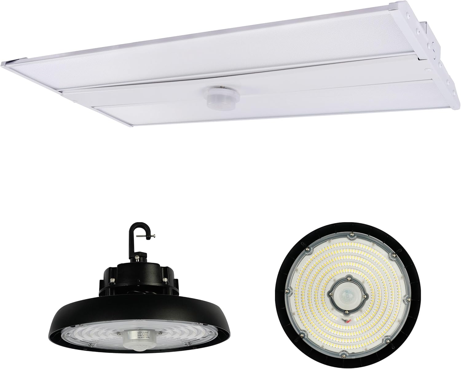 LED High Bay Fixture Plug in Motion Sensor, Occupancy Sensor, DC 12V 3.5MM Audio Jack, BI-Level, Plug-and-Play Application for LED Fixtures, Passive Infrared PIR Sensor, Model# ANT-6-4T, 2-Pack