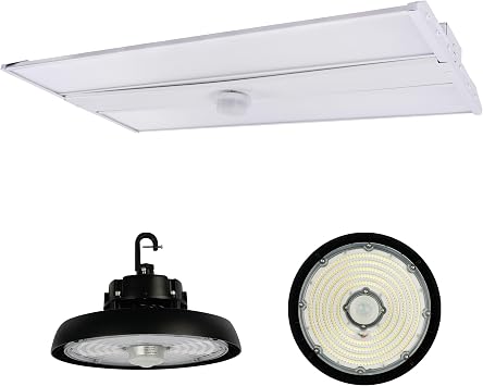 LED Fixture Plug in Microwave Sensor, Plug and Play Microwave Motion Sensor for LED Linear High Bay UFO Canopy Light, DC 12V 3.5MM Audio Jack, BI-Level, Model# ANT-5-4T, 3-Pack