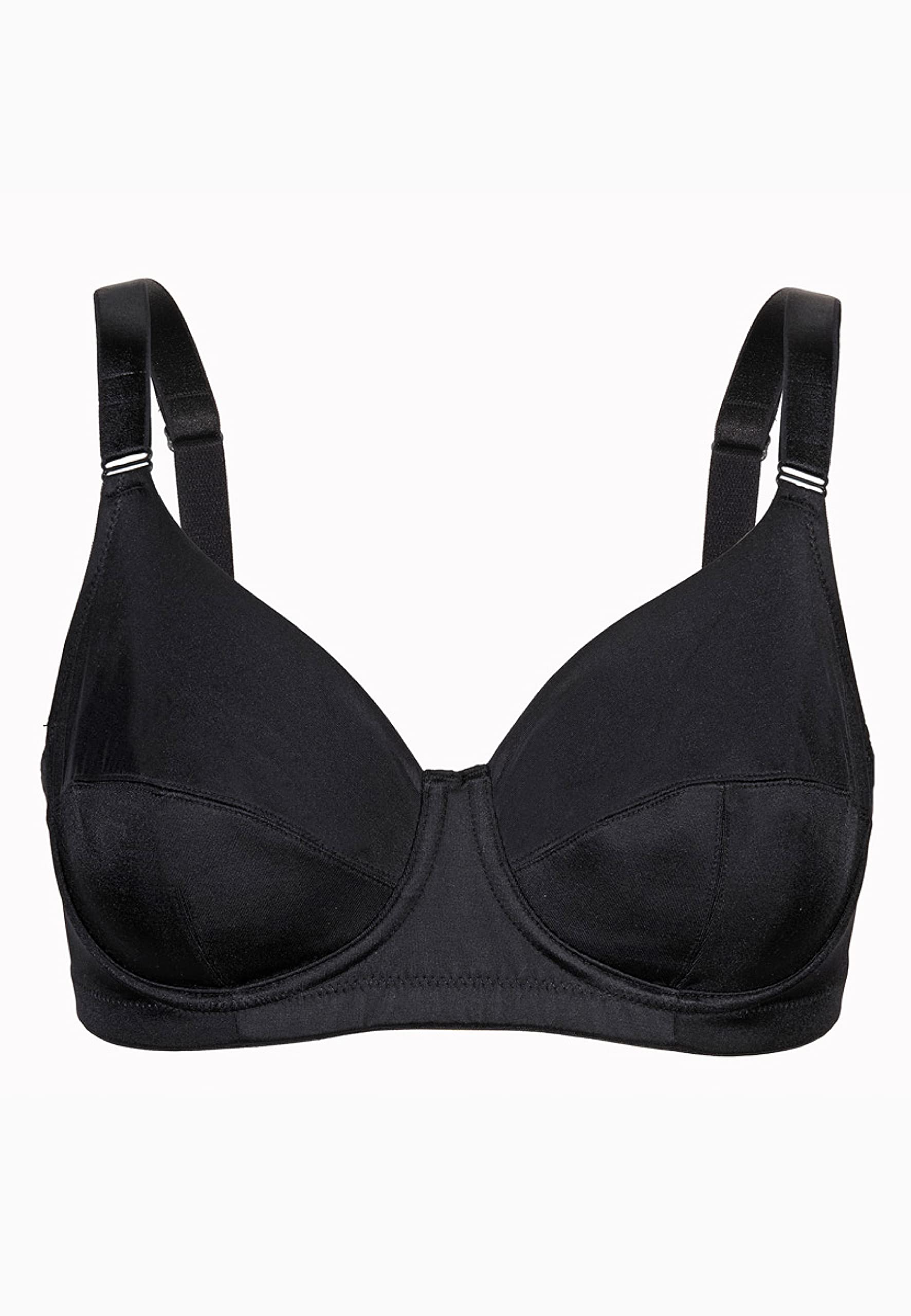 Lovable Reggiseno con Ferretto in Micro con Sottocoppa in Cotone, Non Imbottito, Sostegno e Comfort, Taglie Forti, Art. 4120, Shaping Donna