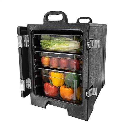 Miniatura 1 de Pearington Portador de alimentos aislado de carga final de 81 cuartos para 5 sartenes de tamaño completo