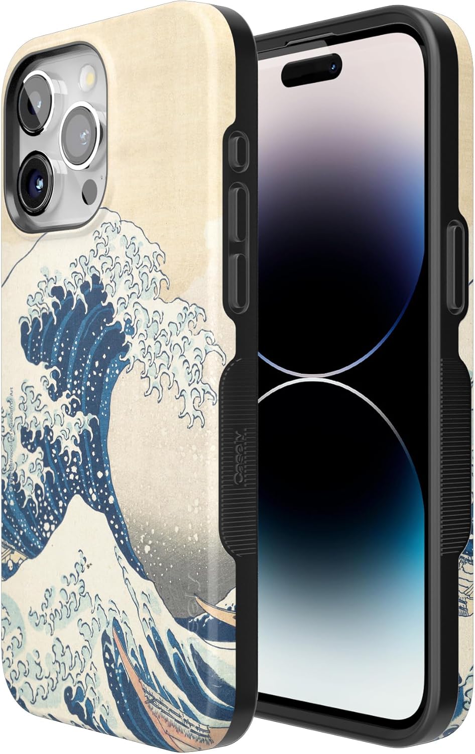 Casely iPhone 15 Pro Case | The Great Wave | The Met Museum | Bold Protective Design | Compatible with MagSafe