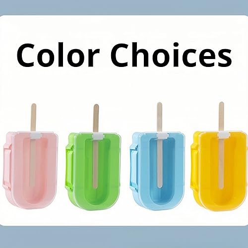 Miniatura 7 de Juego de 2 moldes para paletas bonitas, 2 piezas, moldes para hacer helados, moldes para helados, accesorios de cocina, fácil liberación, leche