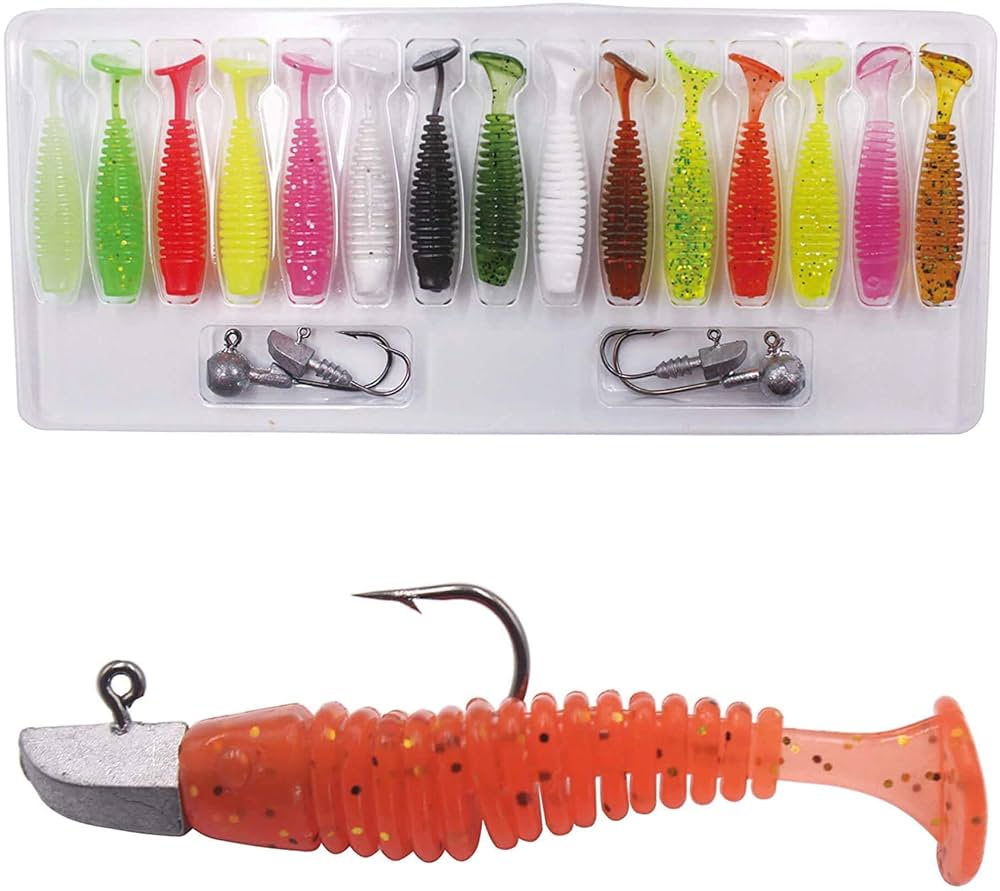 36er Set Forellenköder – Gummiköder 4cm Für Forelle, Barsch & Raubfisch