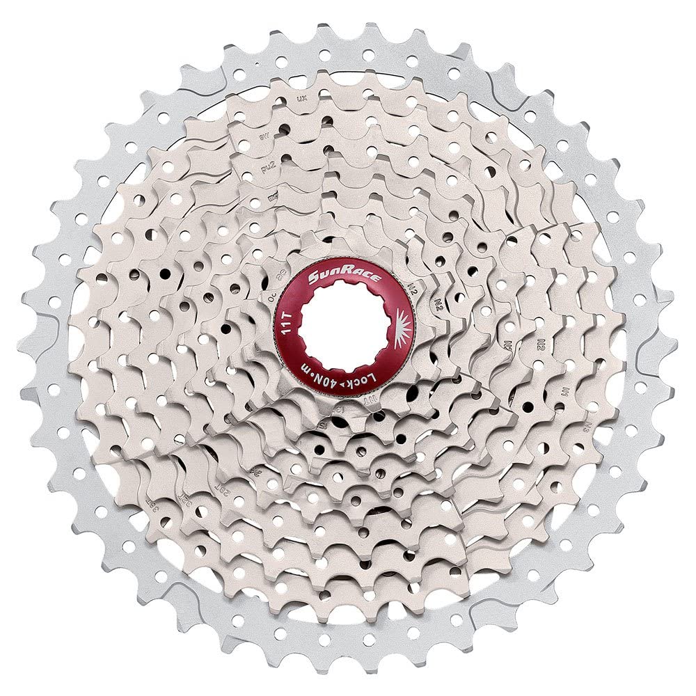 SunRace MX8 - Cassetta per Mountain Bike, 11 velocità, 11-46 Denti