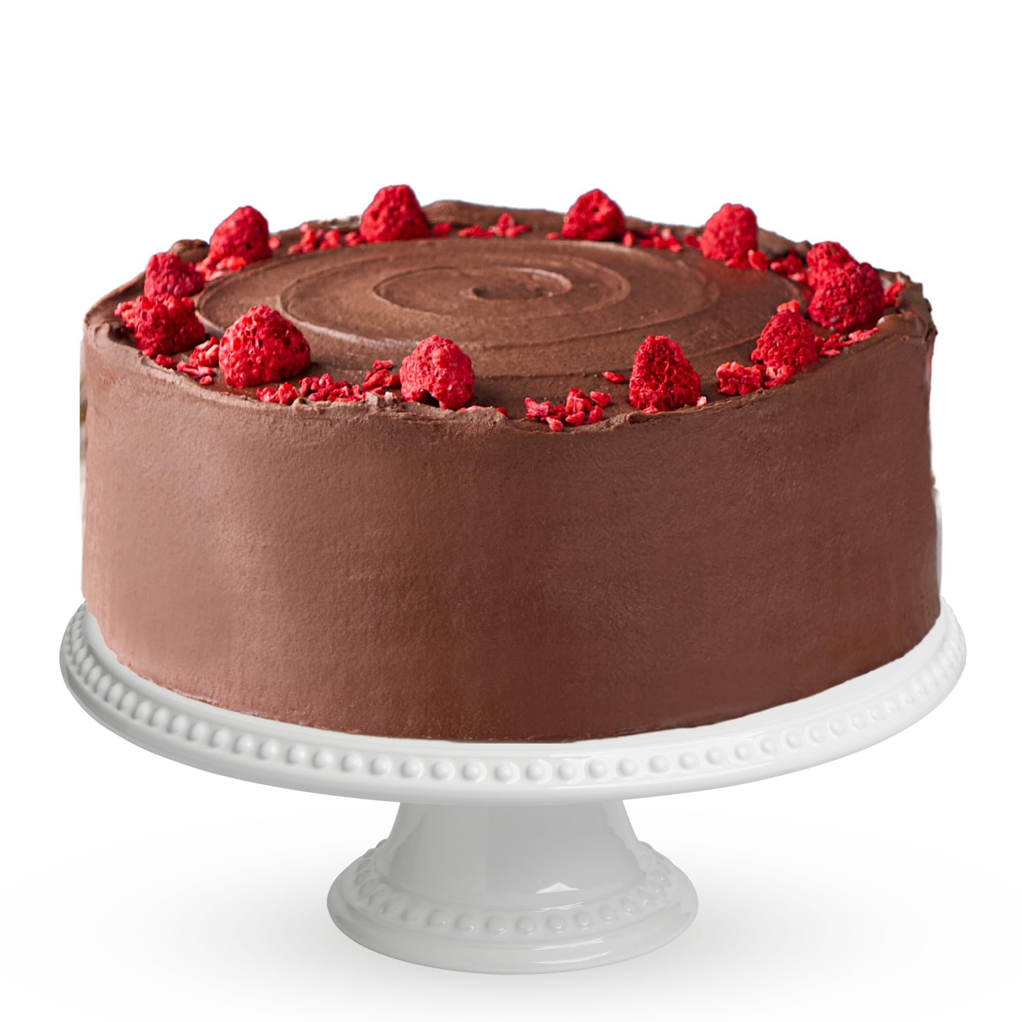 Chocolate Fudge Cake 8" - Sumptuous Moist Chocolate Layers with Caramel & Fudgy Icing - Perfect Chocolate Cake for Birthdays, Celebrations - Serves 14 - Dessert Indulgence