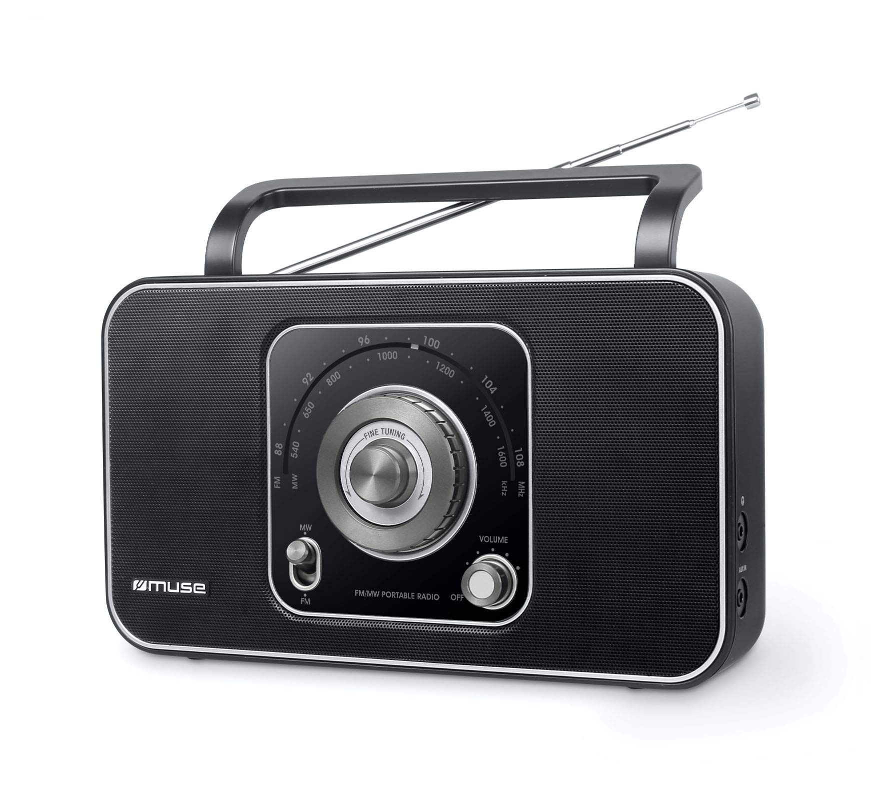Radio portable - Tuner Analog FM/MW - Antenne FM téléscopique - Aliment MUSE - M069R