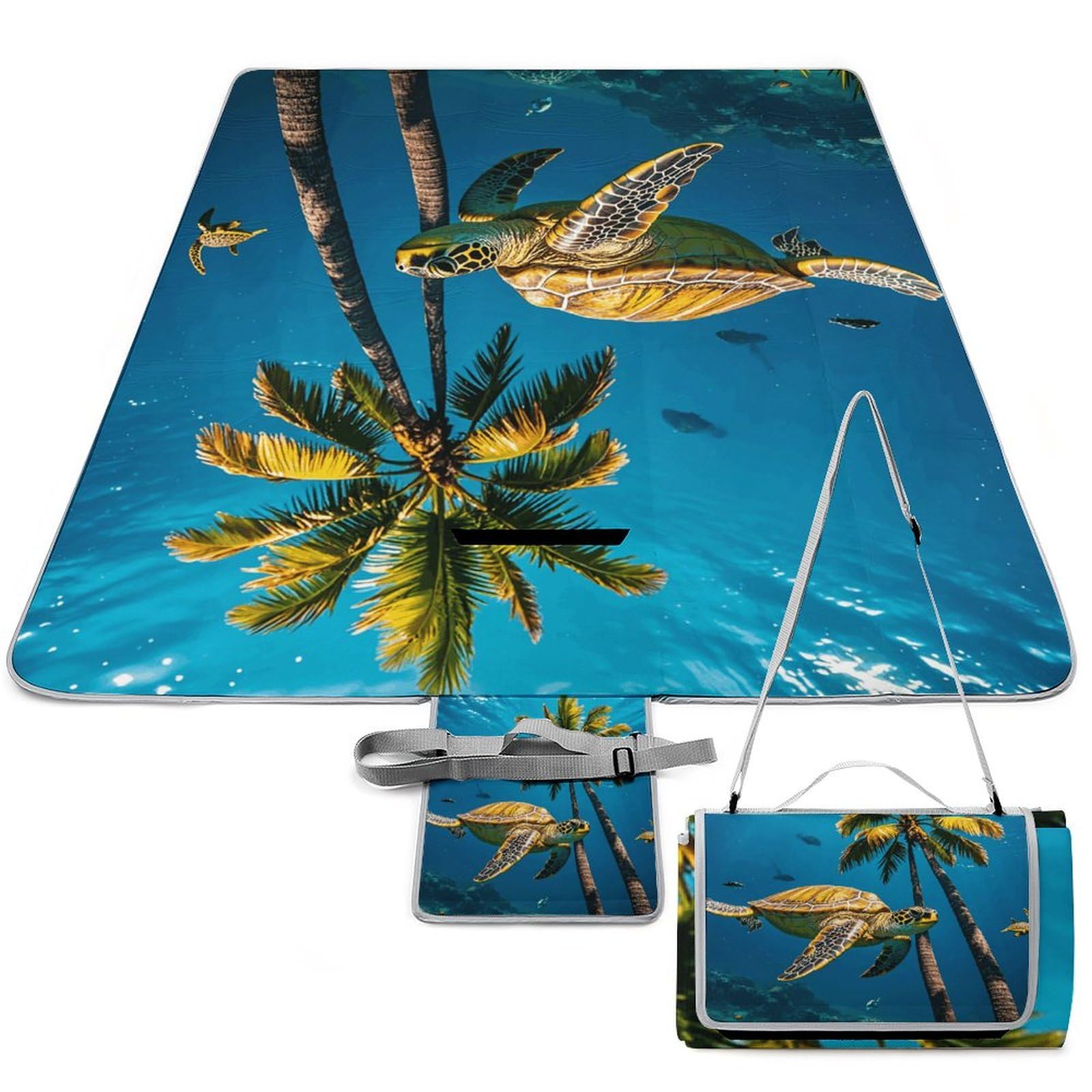 Tapis de pique-nique portable et imperméable pour camping et randonnée