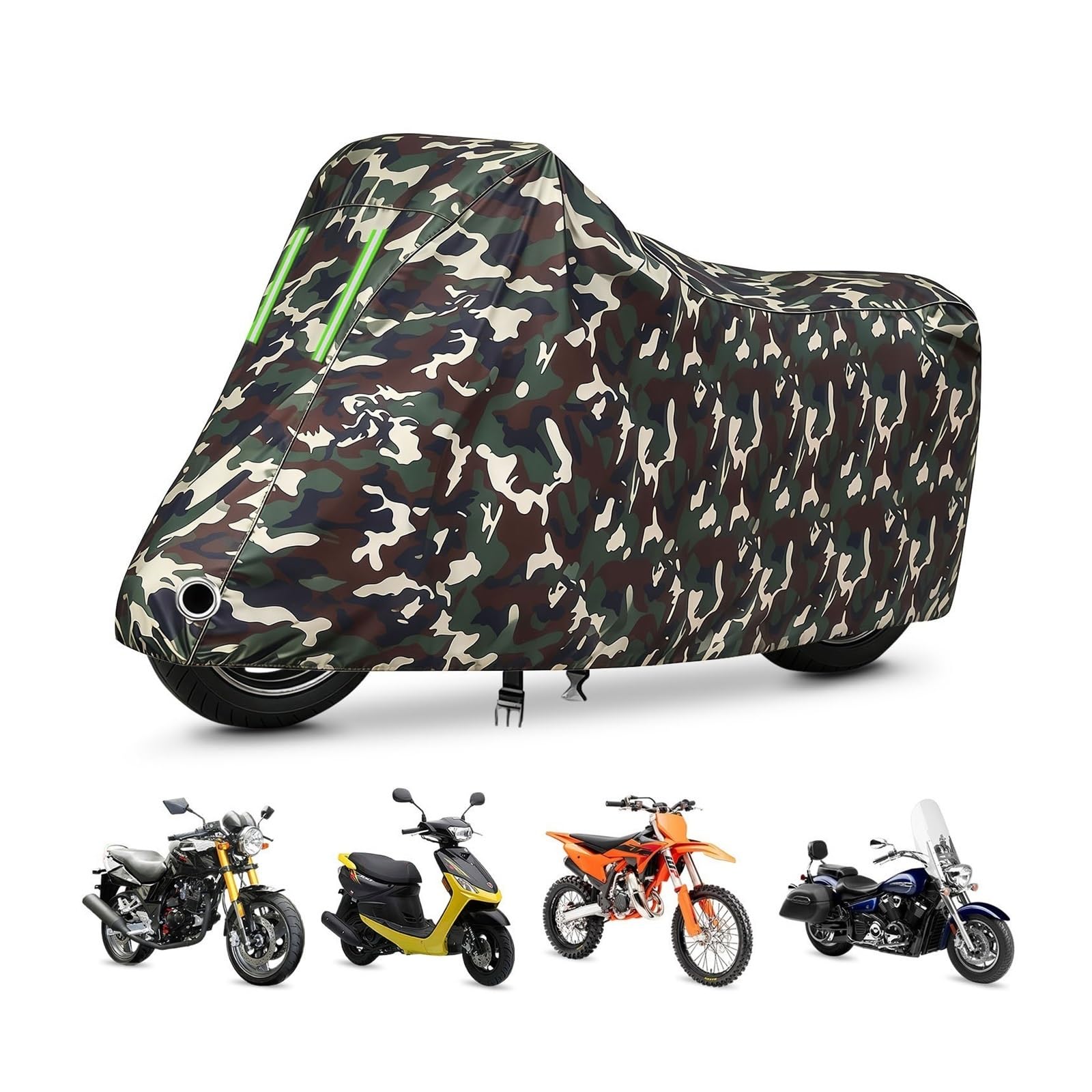 Housse de moto imperméable pour Piaggio MP3 125 Hybrid extérieure anti-UV - 8
