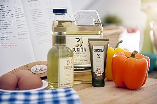 Miniatura 3 de Cucina jabón de mano de sal marina y Amalfi de limón - recambio de jabón 33.8 onzas líquidas -