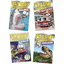Fly Guy Presents 4 Book Set Fly Guy Presents Dinosaurs, Fly Guy Presents Space, Fly Guy Presents Sharks, Fly Guy Presents Firefighters