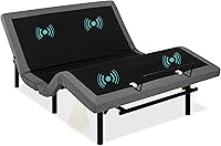 Best Choice Products Queen Adjustable Bed Base - Electric Frame w/ Wireless Remote, Massage, USB Ports, Nightlight (4.4/5 Stars)