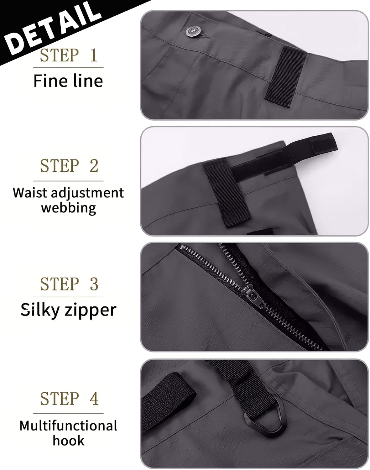 Mens Military Tactical Cargo Pants, Water Resistant Ripstop EDC Work Pants Lightweight Combat Hiking Pants