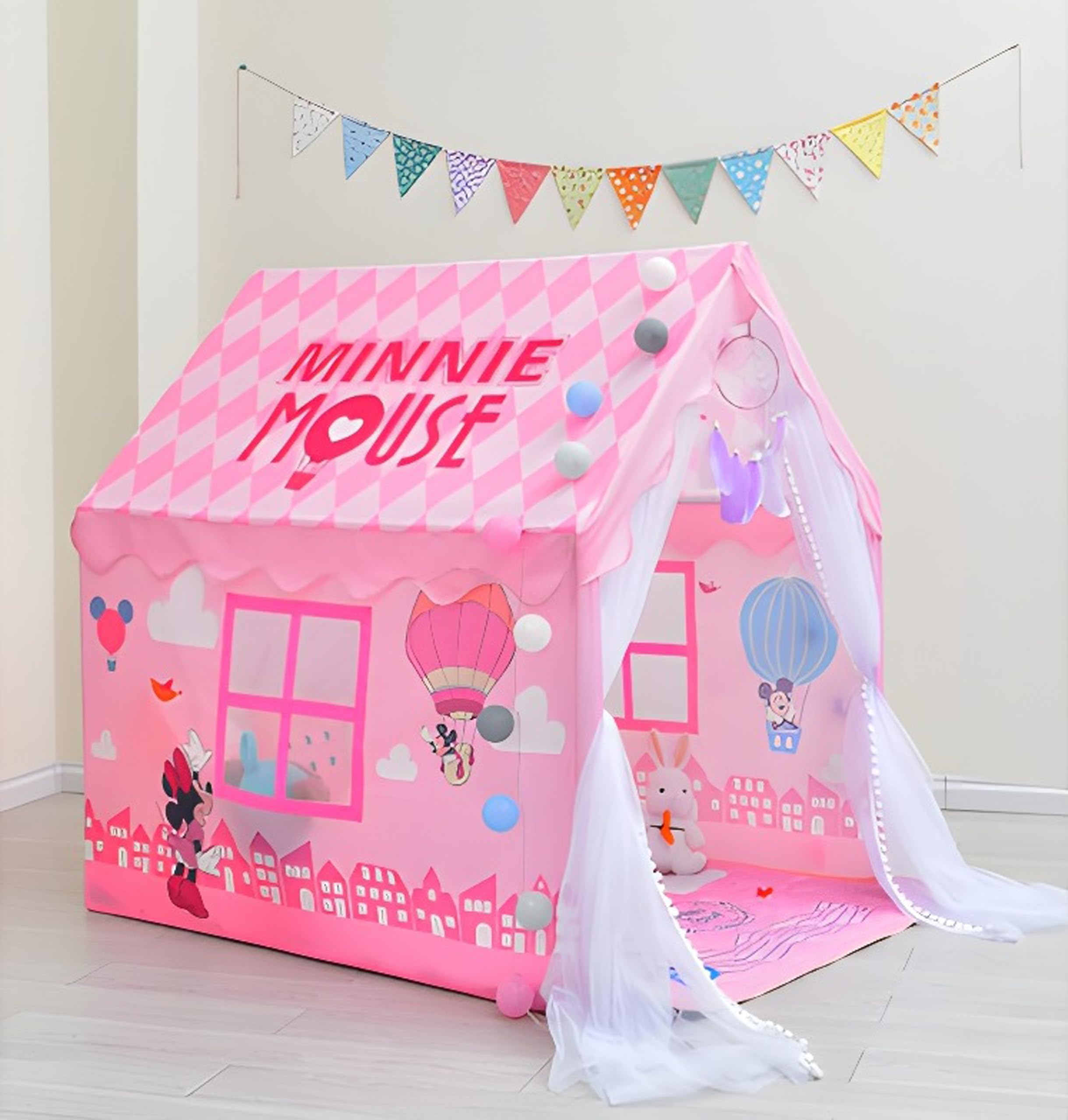 Lalakiya'S Colorfull and Extremely Light Weight Indoor and Outdoor Kids Play Tent House for 10 Year Old Girls and Boys Childrens (Pink Minney)