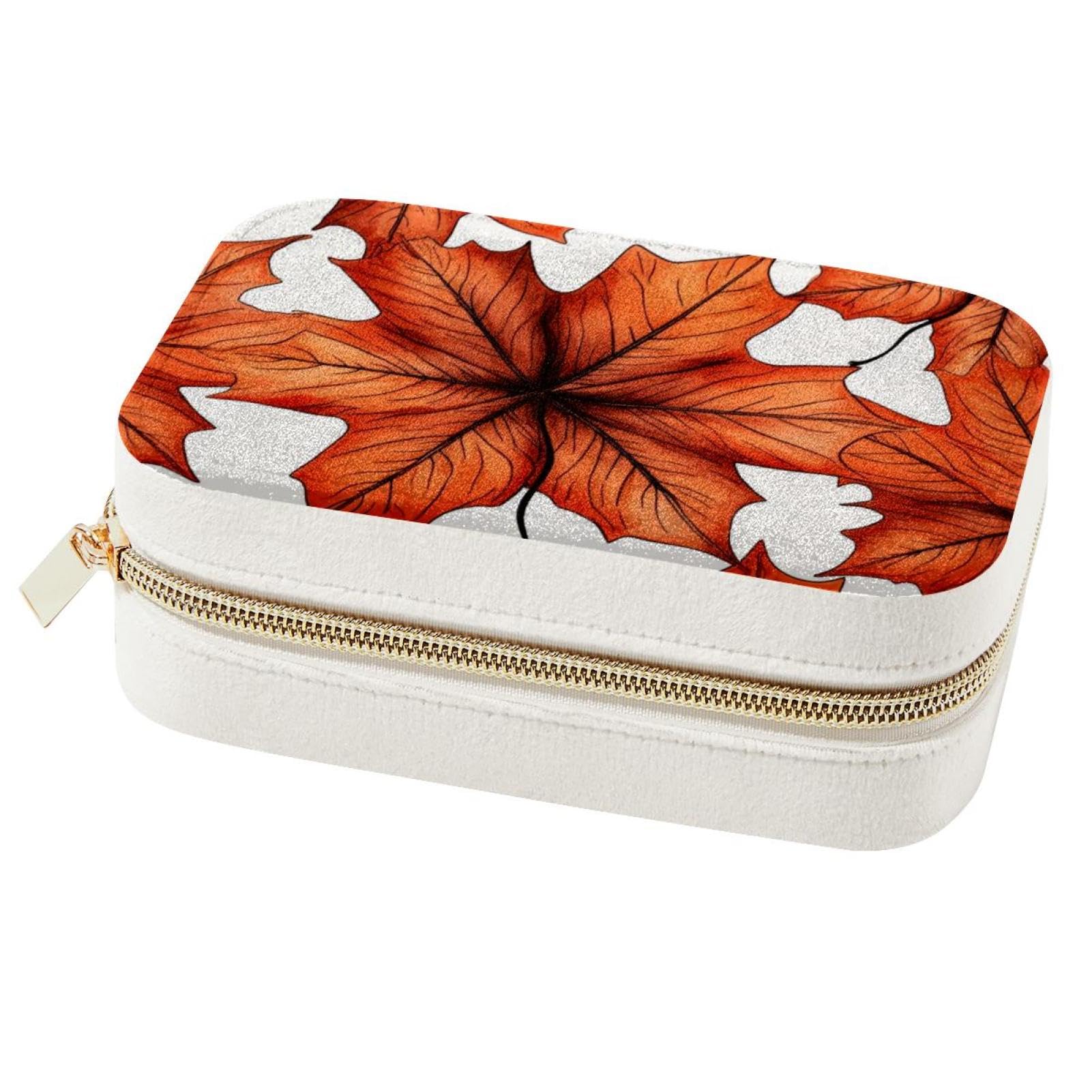 Boîte de rangement portable pour bijoux de voyage compacte