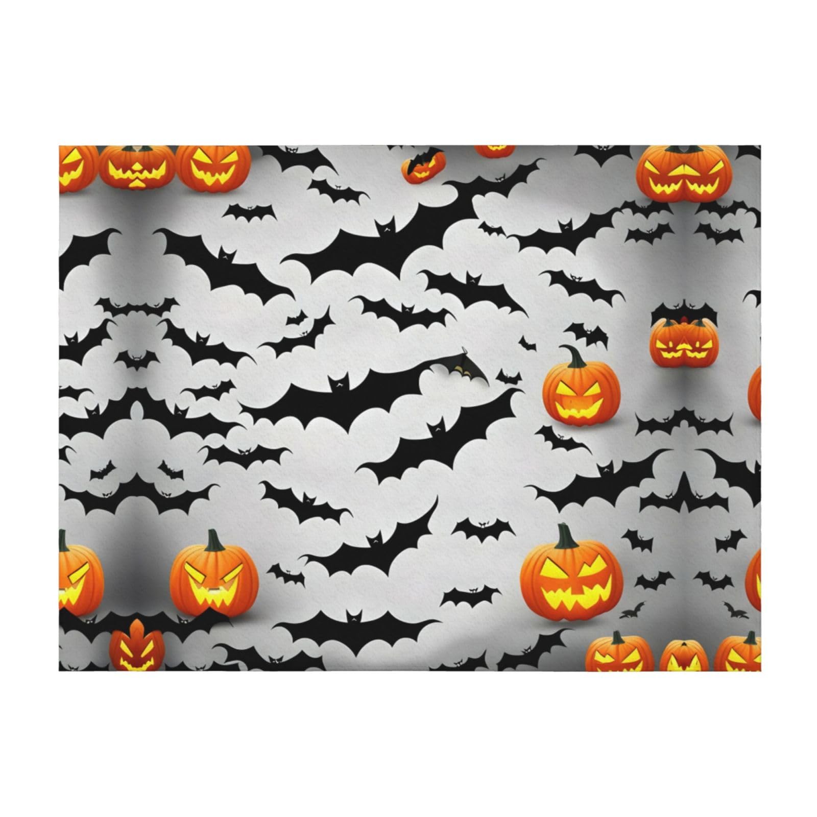 Couverture de lit d'Halloween EdWal pour des soirées cocooning devant un film d'horreur