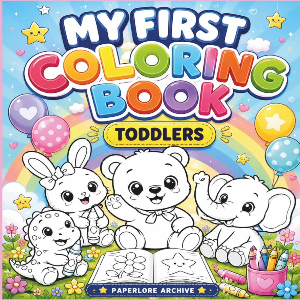 My First Coloring Book for Toddlers
