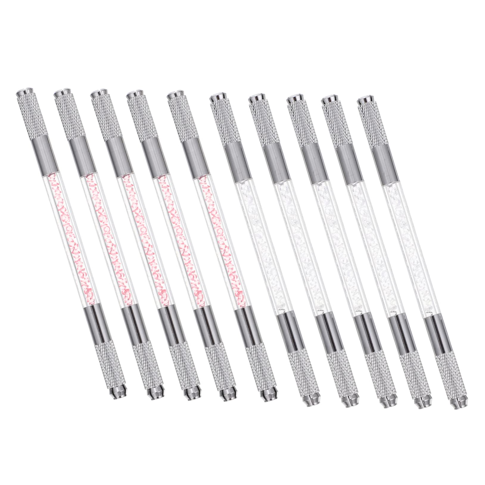 Happyyami 10stücke Augenbrauen Tattoo Pens Doppelköpfige Microblading Augenbrauenstifte Für Natürliche Looks Tragbar Und Vielseitig Für Anfänger Und Profis