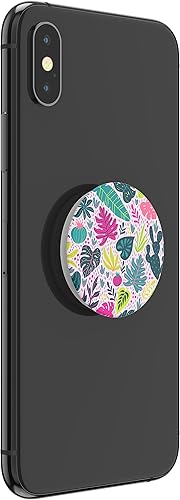Miniatura 6 de PopSockets PopGrip con tapa intercambiable para teléfonos y tabletas (Leaf Me Alone)