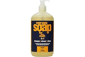 Everyone Soap for Men: Refreshing Cedar and Zesty Citrus Delight