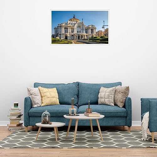 Miniatura 10 de Palacio Bellas Artes - Cuadros para decoración de pared, lienzo de México, arte de pared, póster de paisaje para sala de estar, dormitorio, oficina,