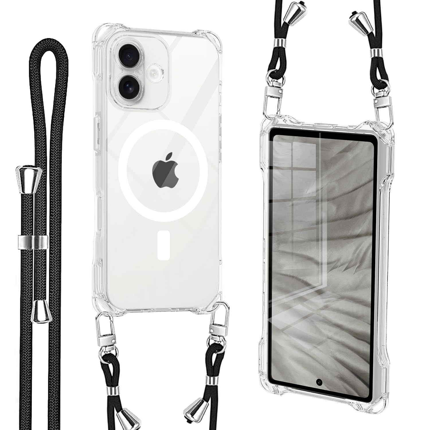 Amazon.co.jp: iPhone 17 用 ケース クリア Magsafe対応 マグネット