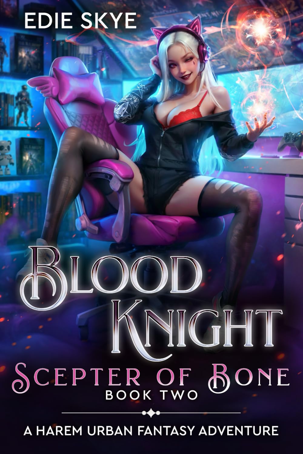 Blood Knight: Scepter of Bone: A Harem Urban Fantasy Adventure