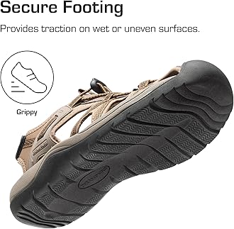 DREAM PAIRS Men's Sandals Hiking Water Sport Athletic Beach Outdoor Comfortable Casual Closed Toe Summer Sandal Shoes
