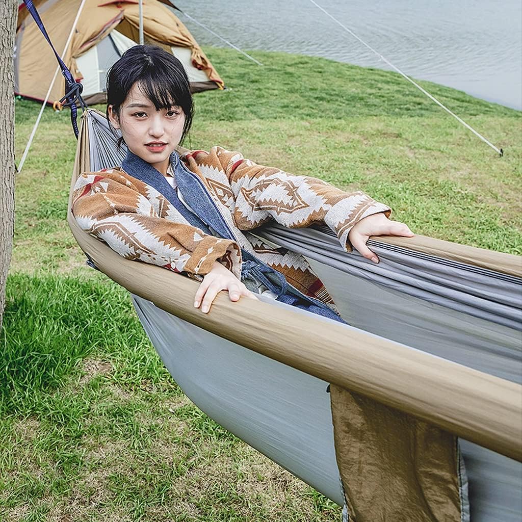 Outdoor Hammock Anti-Rollover Travel Camping Portable Hammock Hanging Chair Outdoor Portable Camping Travel Equipment