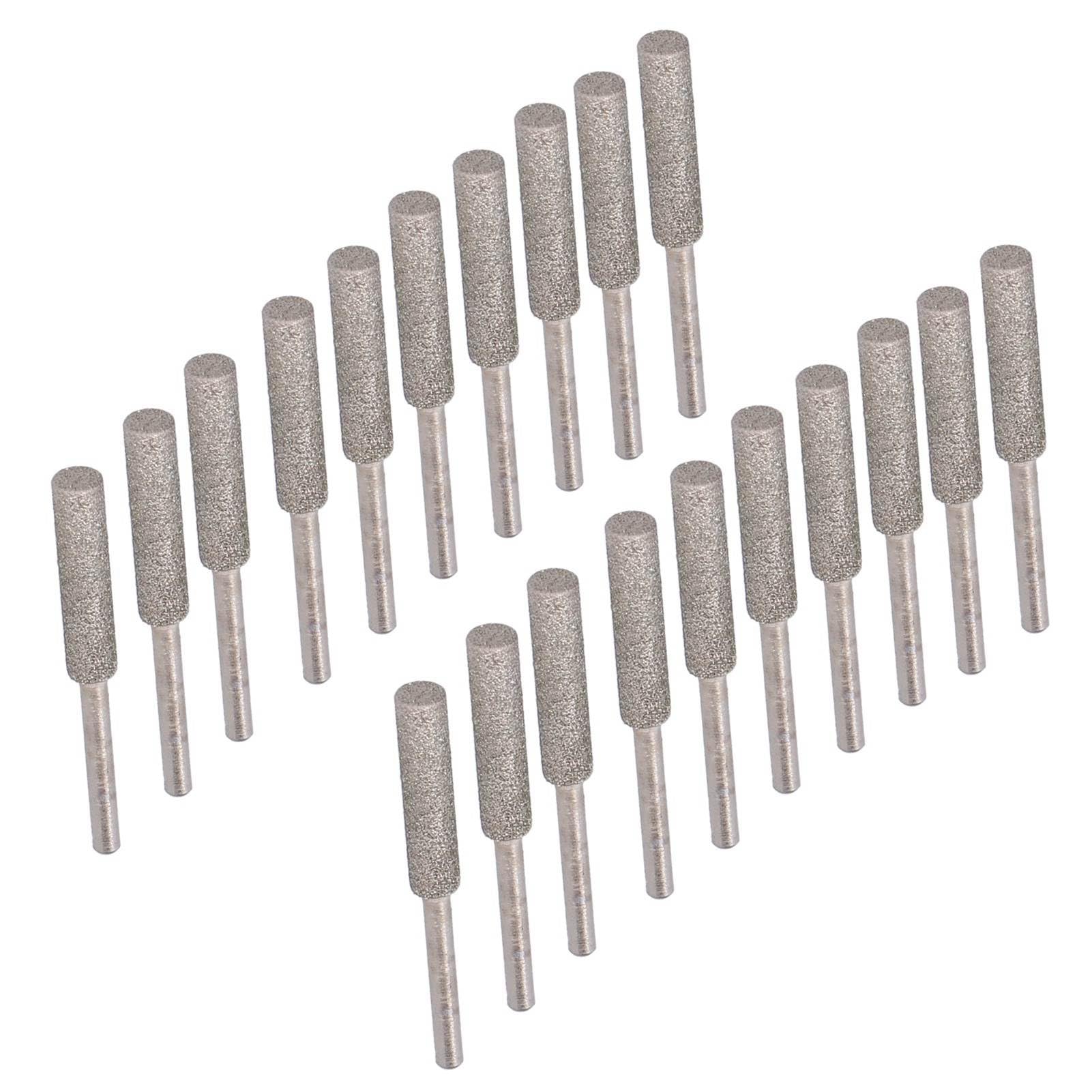 Set Affilacatena per Motosega, Kit Teste di Smerigliatura 20