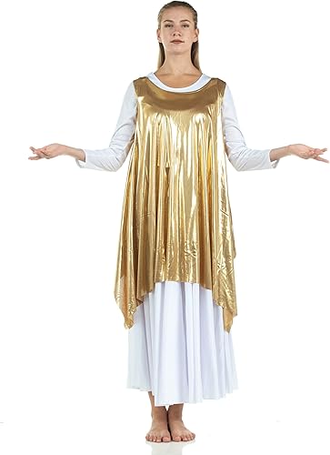 Miniatura 2 de Danzcue Sudadera sin mangas para mujer con texto en inglés "Celebration of Spirit Dance Drapey"