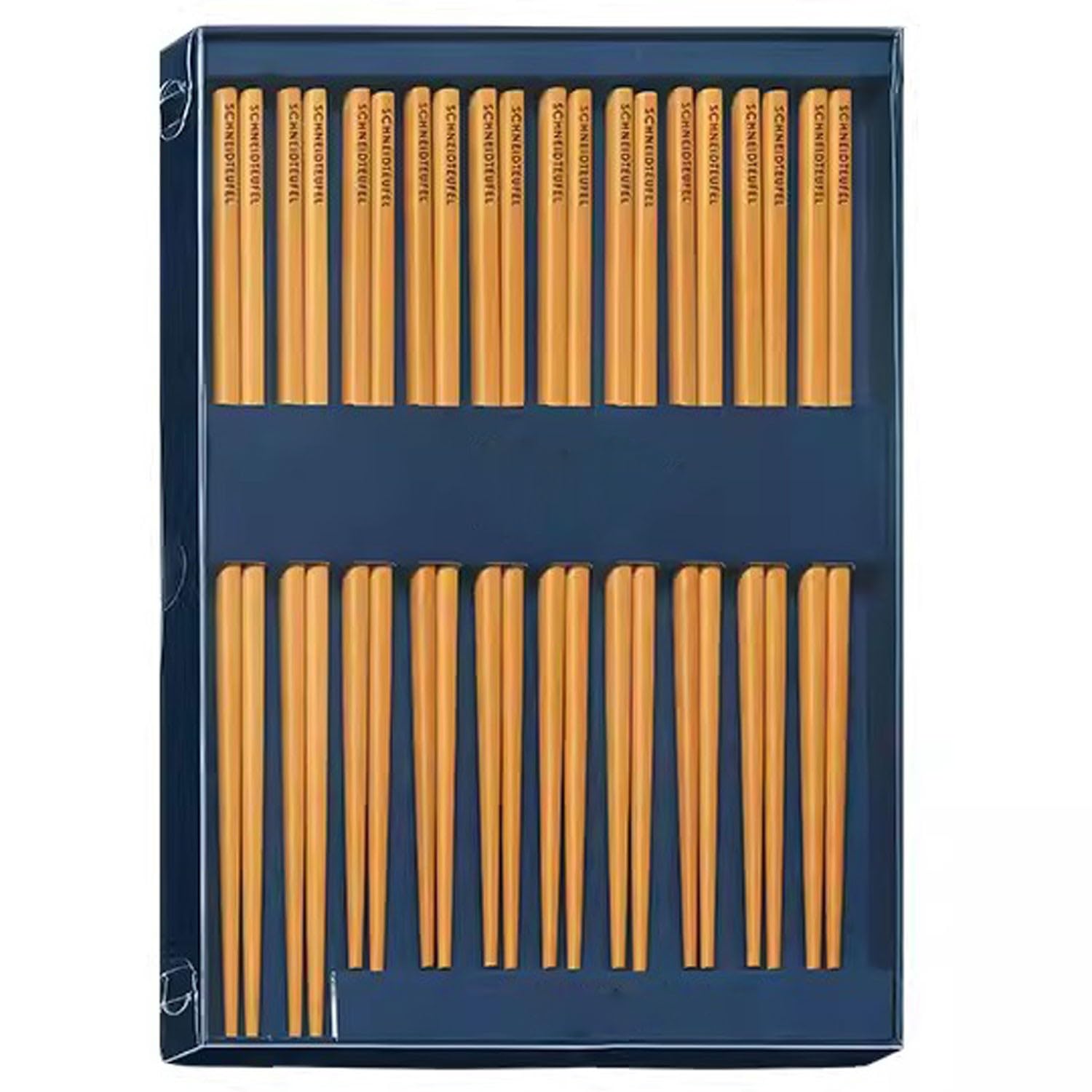BBAUER chopsticks essstäbchen sushi stäbchenRutschfeste Essstäbchen für den Haushalt, 10 Paar hochtemperaturbeständige Essstäbchen in Geschenkbox