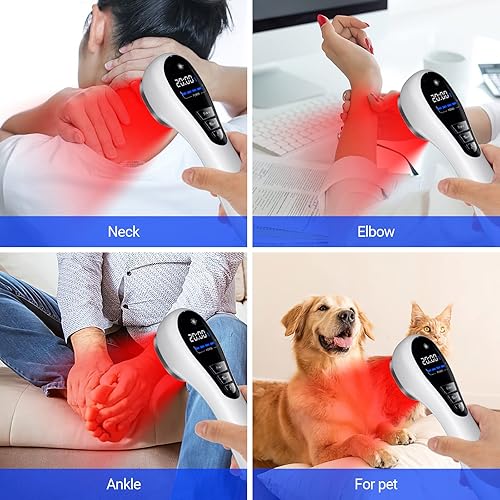Miniatura 6 de Terapia de luz roja, dispositivo de terapia de luz roja infrarroja Holsn para el cuerpo, dirige las articulaciones y los músculos directamente para