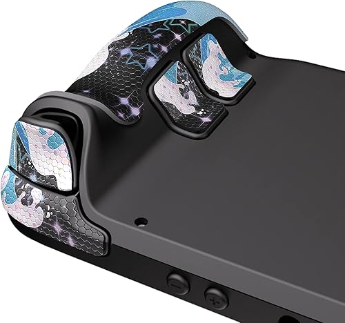 Miniatura 6 de PlayVital Almohadillas de goma suave con textura profesional para cubierta de vapor, trackpads para mejorar el agarre de la piel, botón trasero,