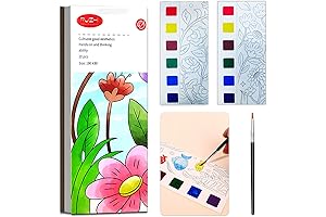 JUNQIU Watercolor Paintings for Budding Artists