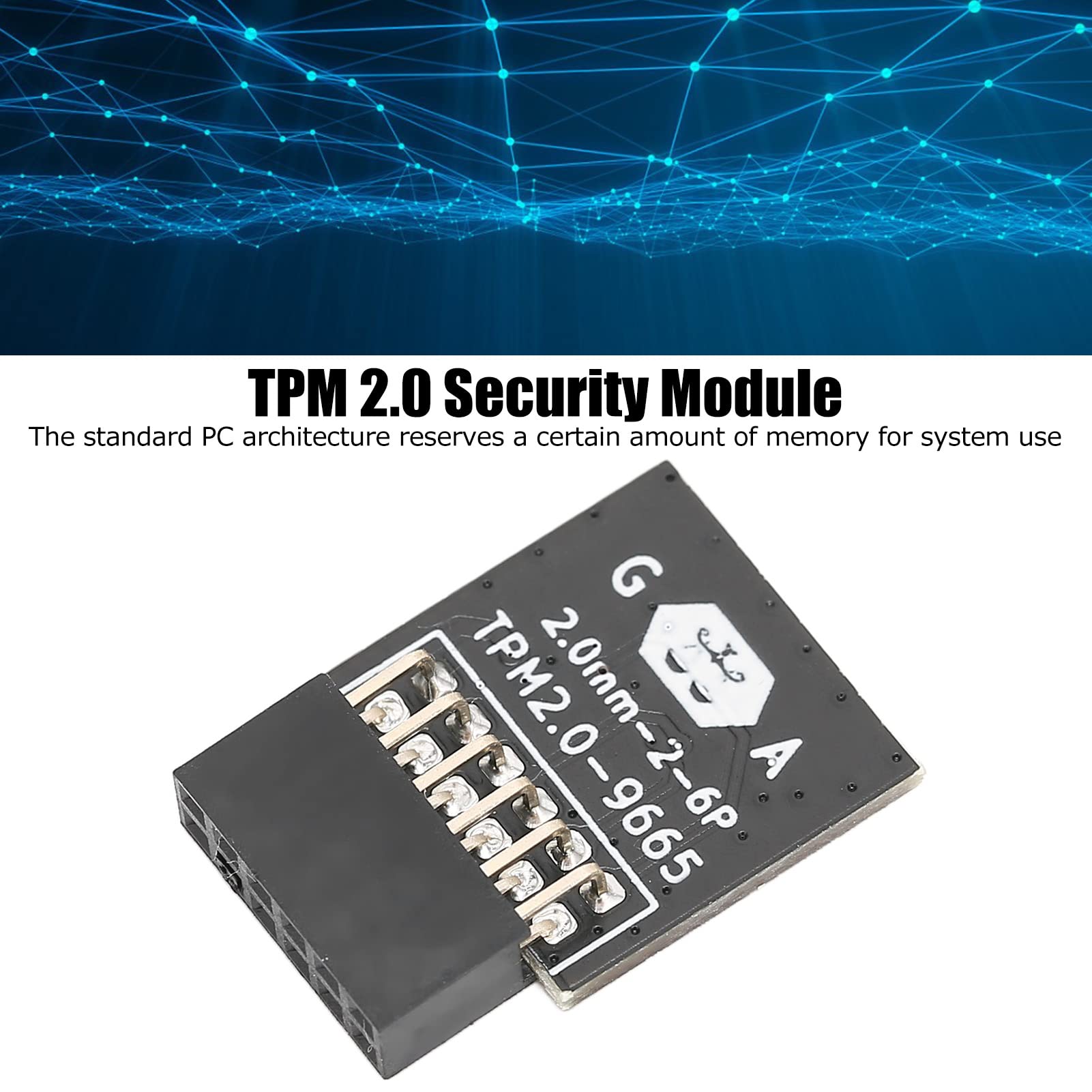 Módulo TPM 2.0 De 12 Pines Para Placas Base - Compatible Con B550, B450, B460, Windows 11