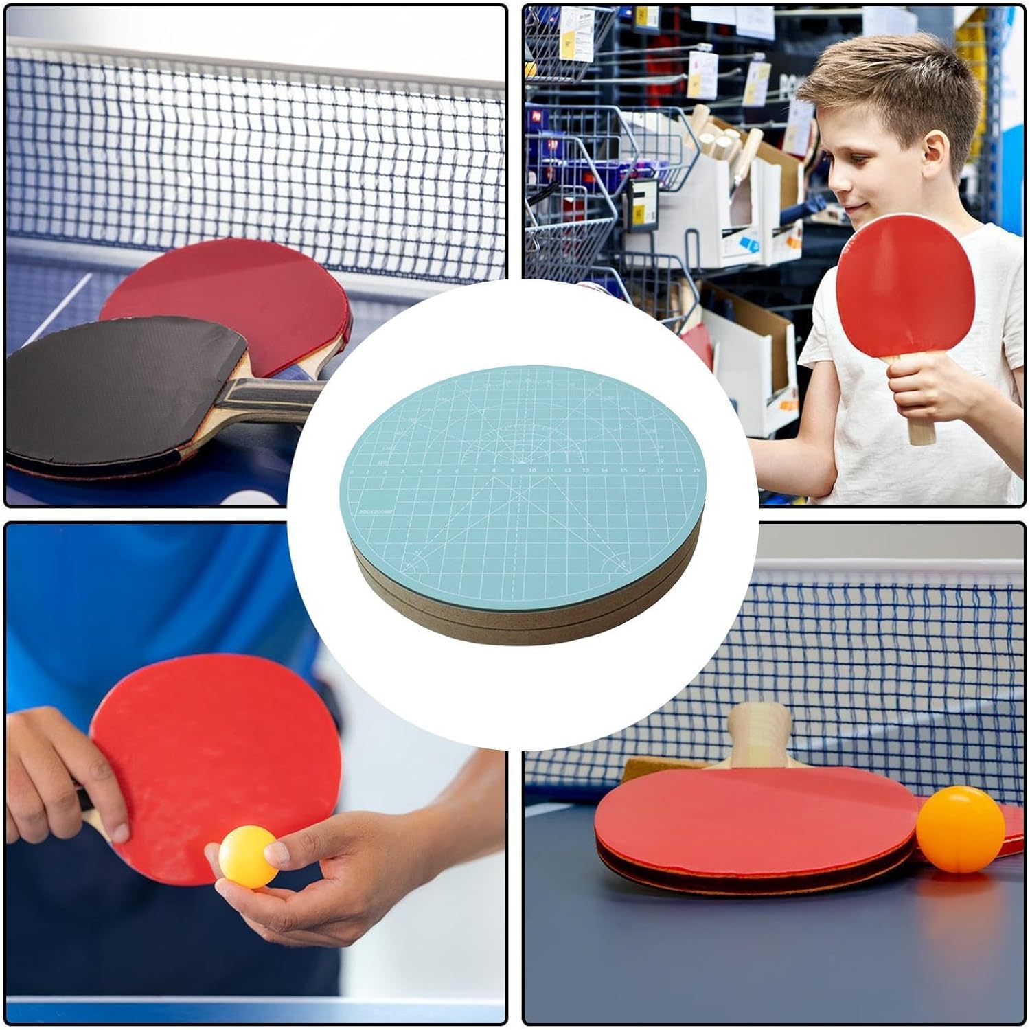 Table Tennis Cutter,Trimming Workbench | Table Tennis Bat Cutter,for Beginner Student Teen Athlete Professional