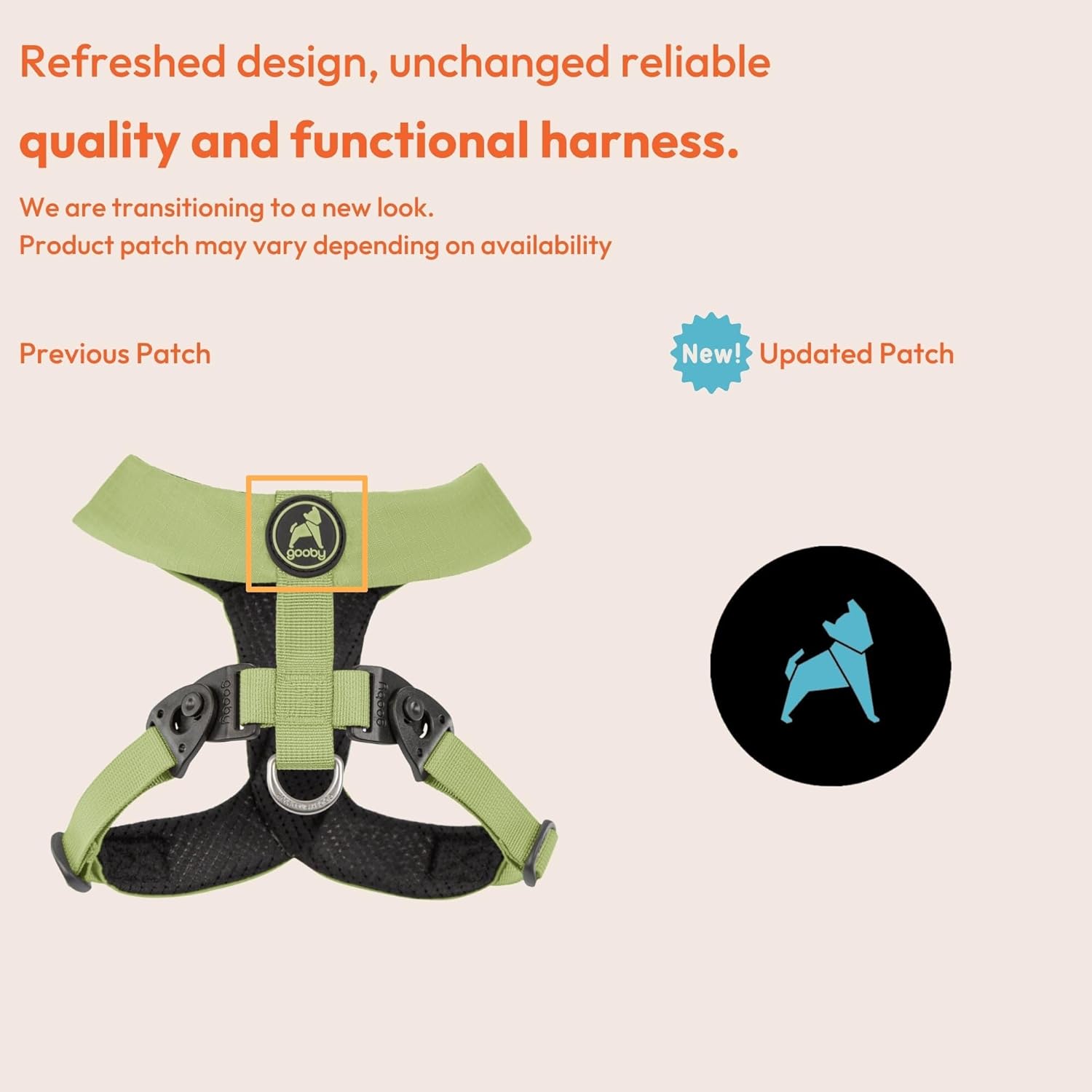 Gooby Comfort X Harness - Dual Snap, Purple, Medium - No Pull Small Dog Harness with Rotational Buckles and Patented Choke-Free X Frame