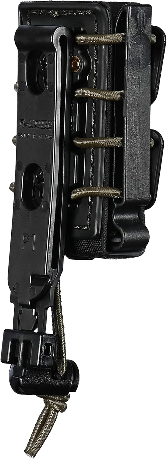 Soft Shell Scorpion -Short- Pistol Mag Carrier with P1 molle/Stacking Clip