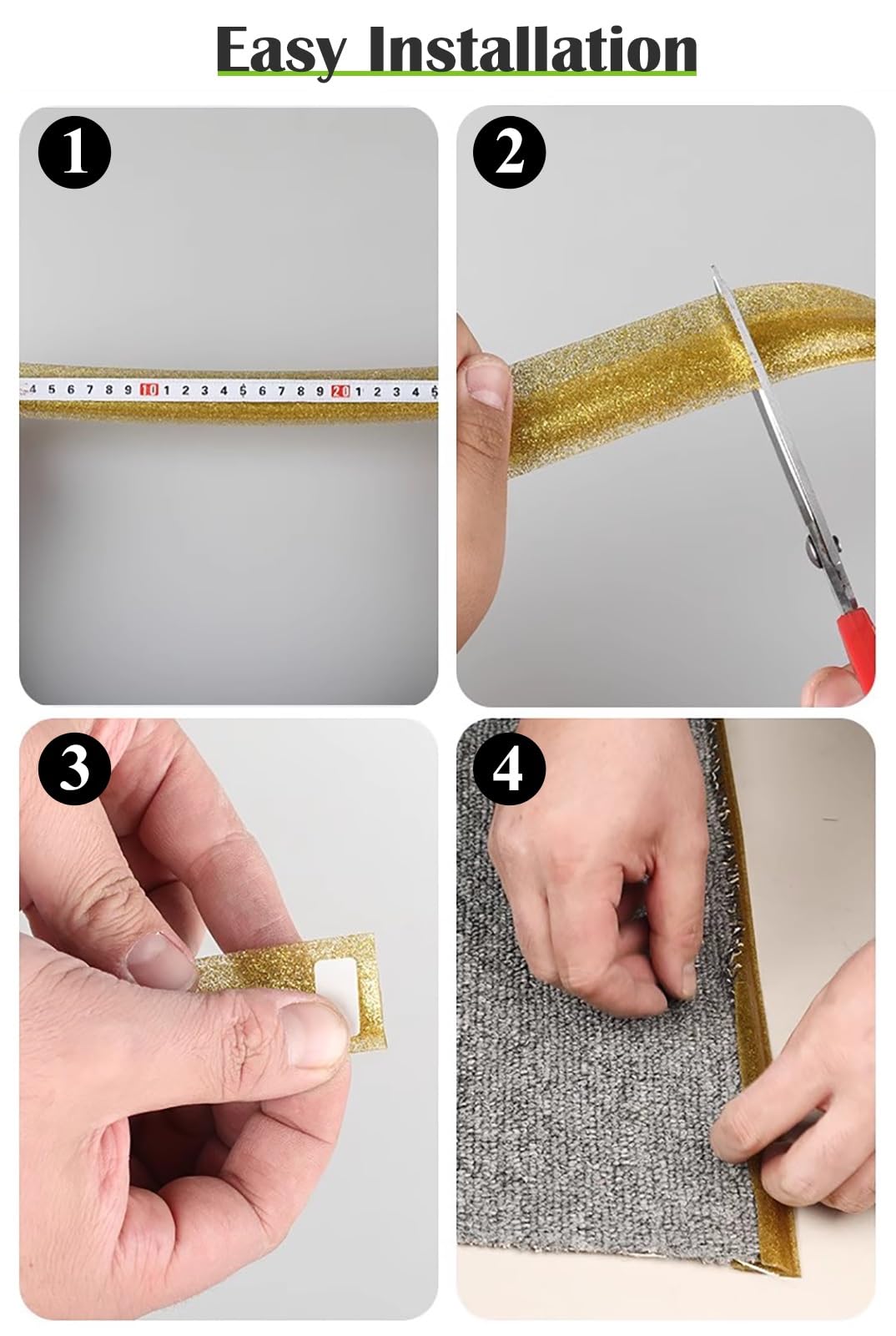 rampa per porte, Bordatura decorativa antideformazione for bordi di tappeti