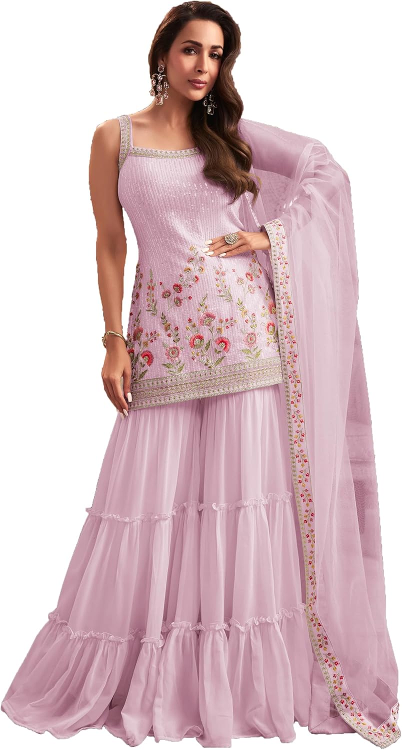 STELLACOUTURE indian ready to wear salwar kameez Eid Festival wedding party plus size Sharara suit party for women 2800-O