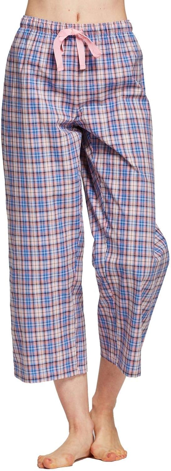 CYZ Comfortable Cotton Capri Woven Pajamas for Women, Casual Capris for Women, Perfect for Daily Wear and Sleepwear