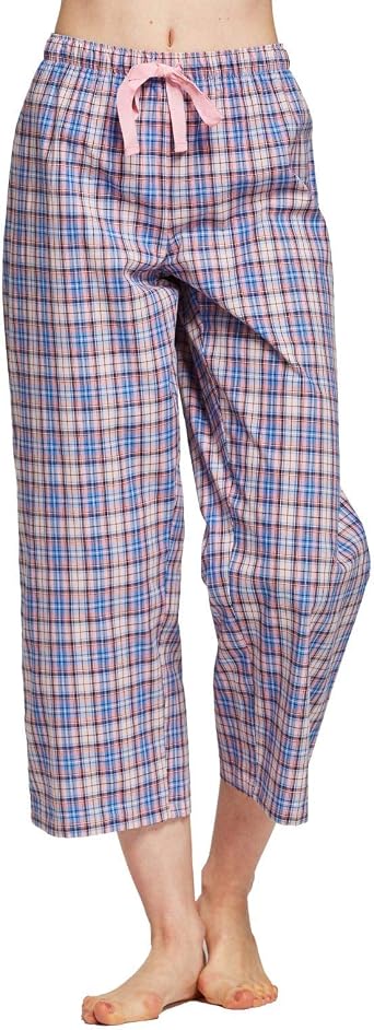 Cotton Woven Pajama Capri at Amazon 