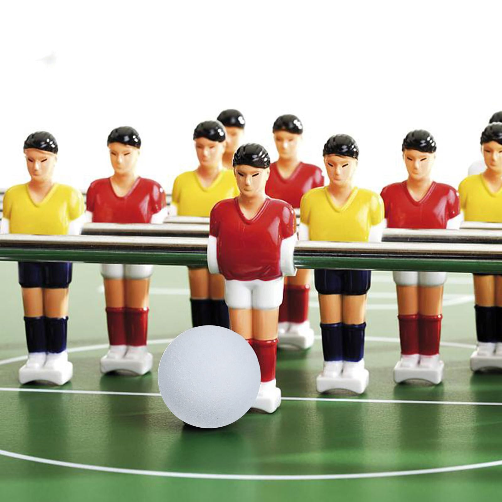 SUPVOX Set 8 Palline da Calcio Balilla 36 MM Bianche ABS Sostitutive per Gioco da Tavolo