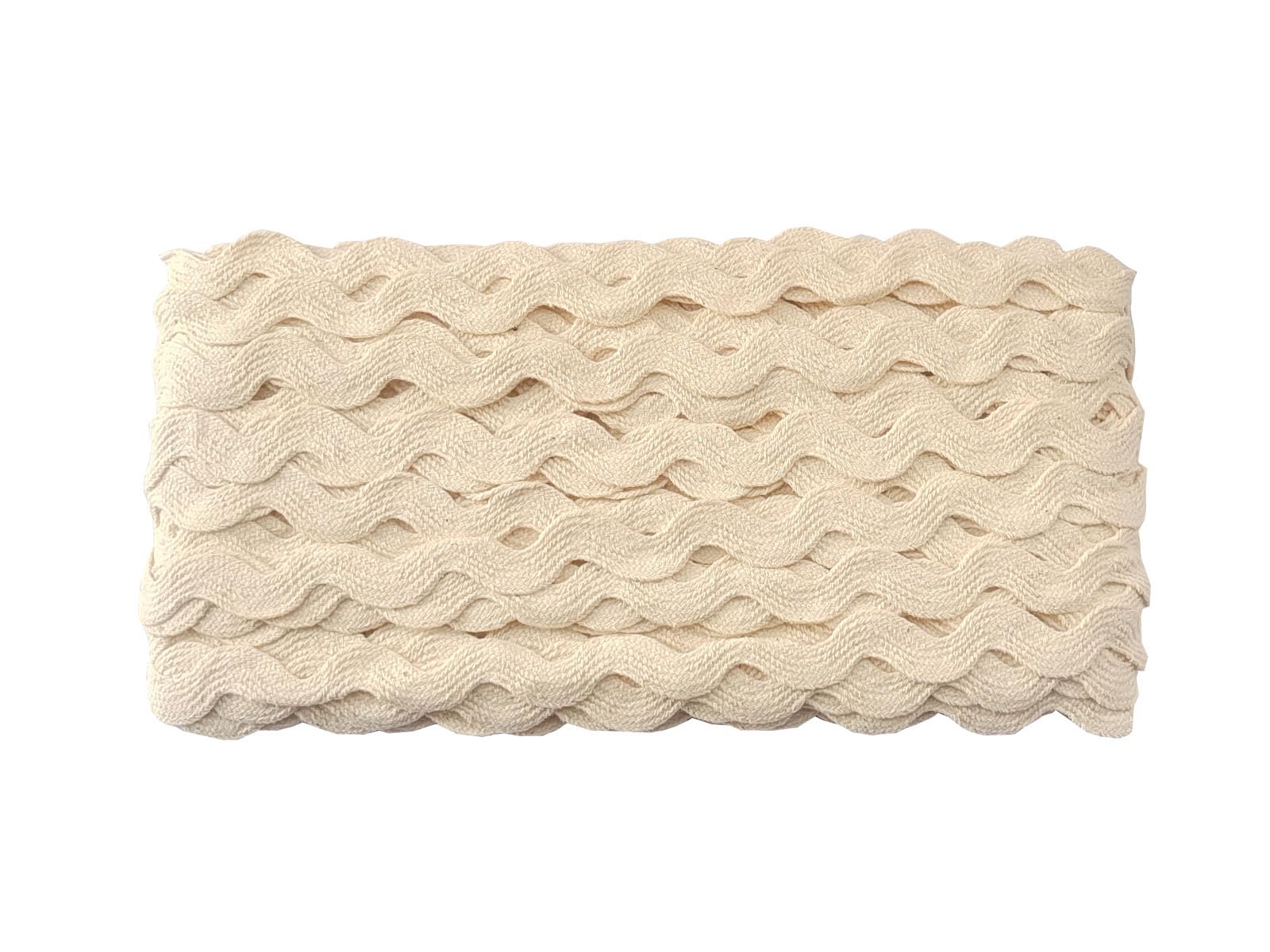 rick rack trim 6mm 25 yards wave bending fringe trim for sewing accessories craft beige 6mm 260605