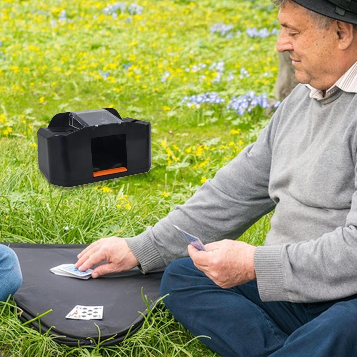 Automatic Card Shuffling Machine | Rapid Shuffling Automatic Electric,Fast Electric Card, USB Charging Low Noise for Family, Poker, Home