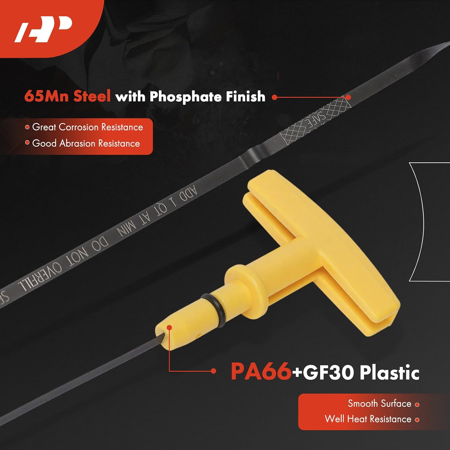 A-Premium Engine Oil Dipstick Compatible with Jeep JK Series Wrangler 2007 2008 2009 2010 2011, Engine Oil Measuring Rod Dip Stick